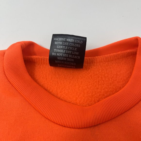 Boys Size 4 Orange Football Kids Sweatshirt - Picture 9 of 11